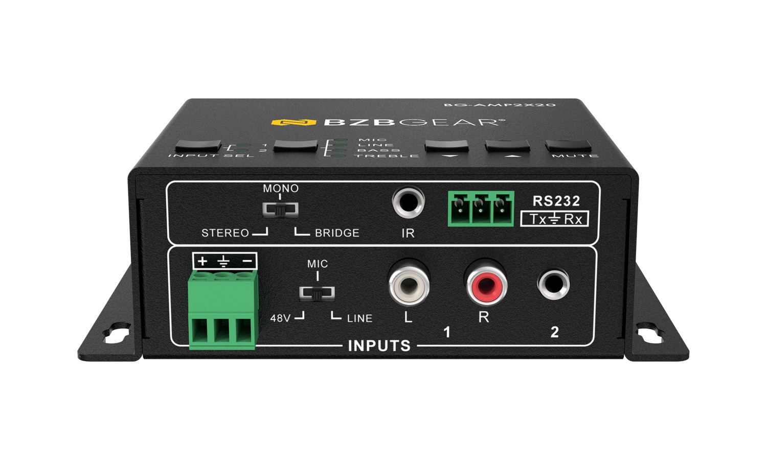 2-Channel 40W 4/8 Ohms Stereo/Mono Audio Amplifier