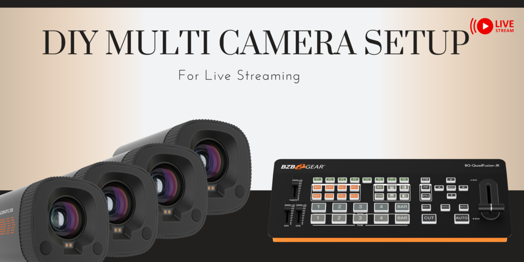 Multi-Camera Live Stream on a Computer with OBS 