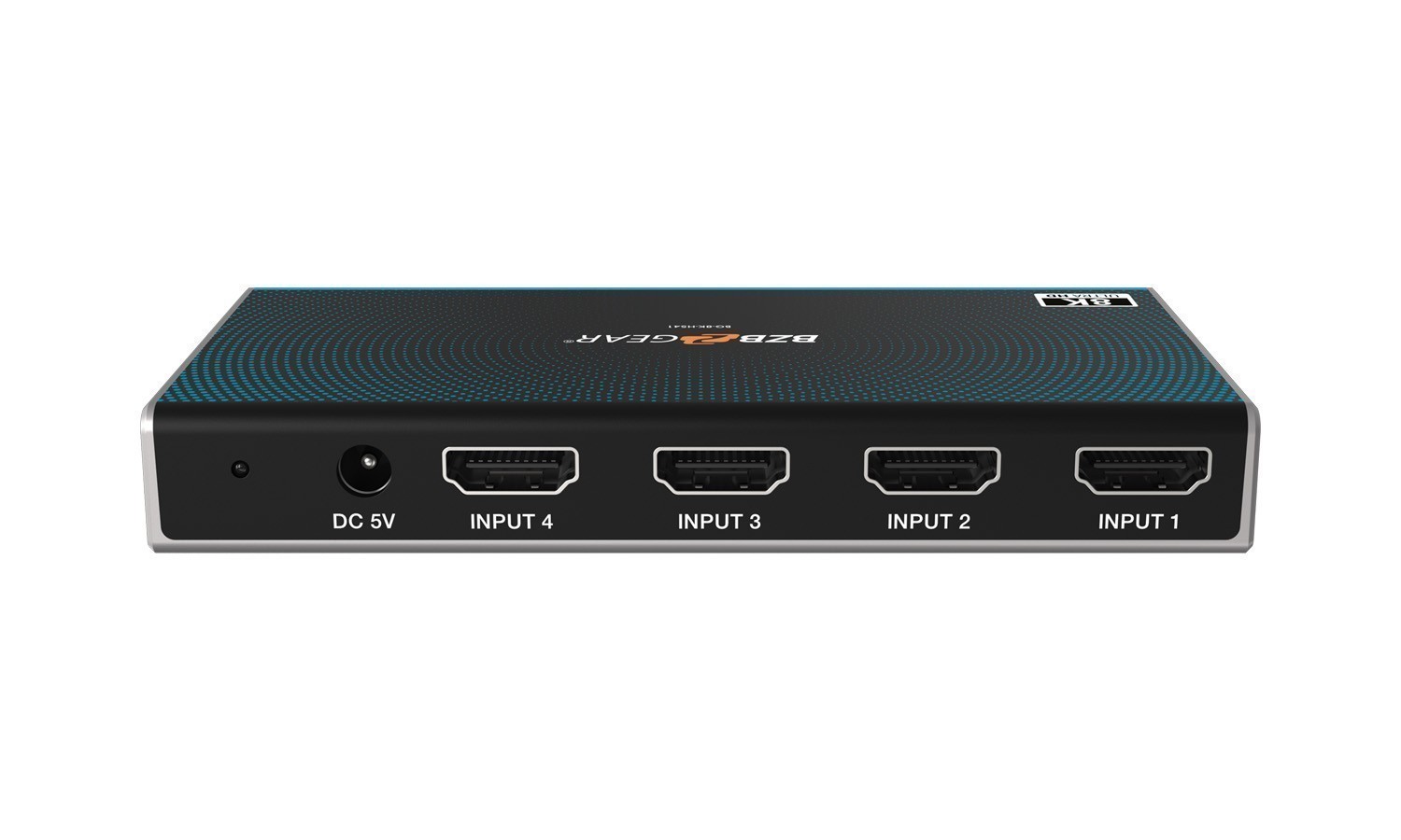 2-Port 8K HDMI Switch, HDMI 2.1 Switcher 4K 120Hz HDR10+, 8K 60Hz UHD, HDMI  Switch 2 In 1 Out, Auto/Manual Source Switching, Power Adapter and Remote