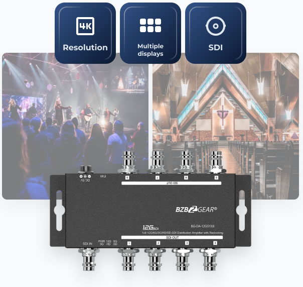 Split your SDI signal to view on multiple displays | BZBGEAR