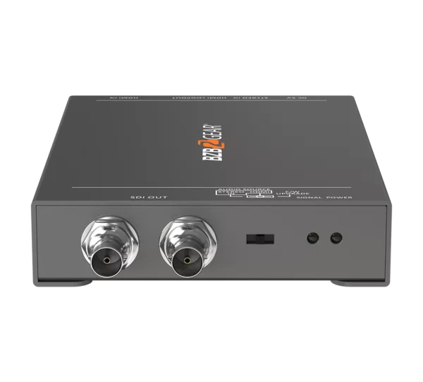 4K UHD HDMI 2.0 to 12G-SDI Converter with HDMI Loop-out and Audio Embedder