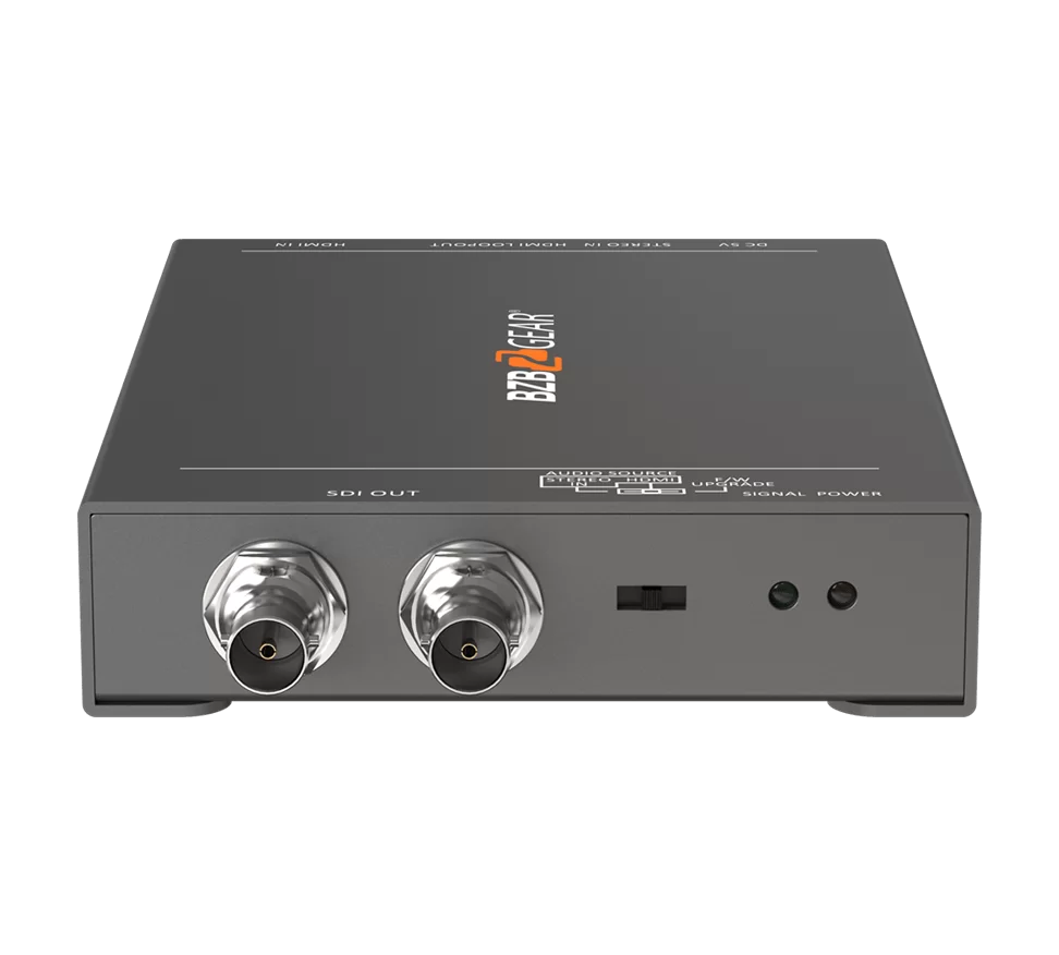 4K UHD HDMI 2.0 to 12G-SDI Converter with HDMI Loop-out and Audio Embedder