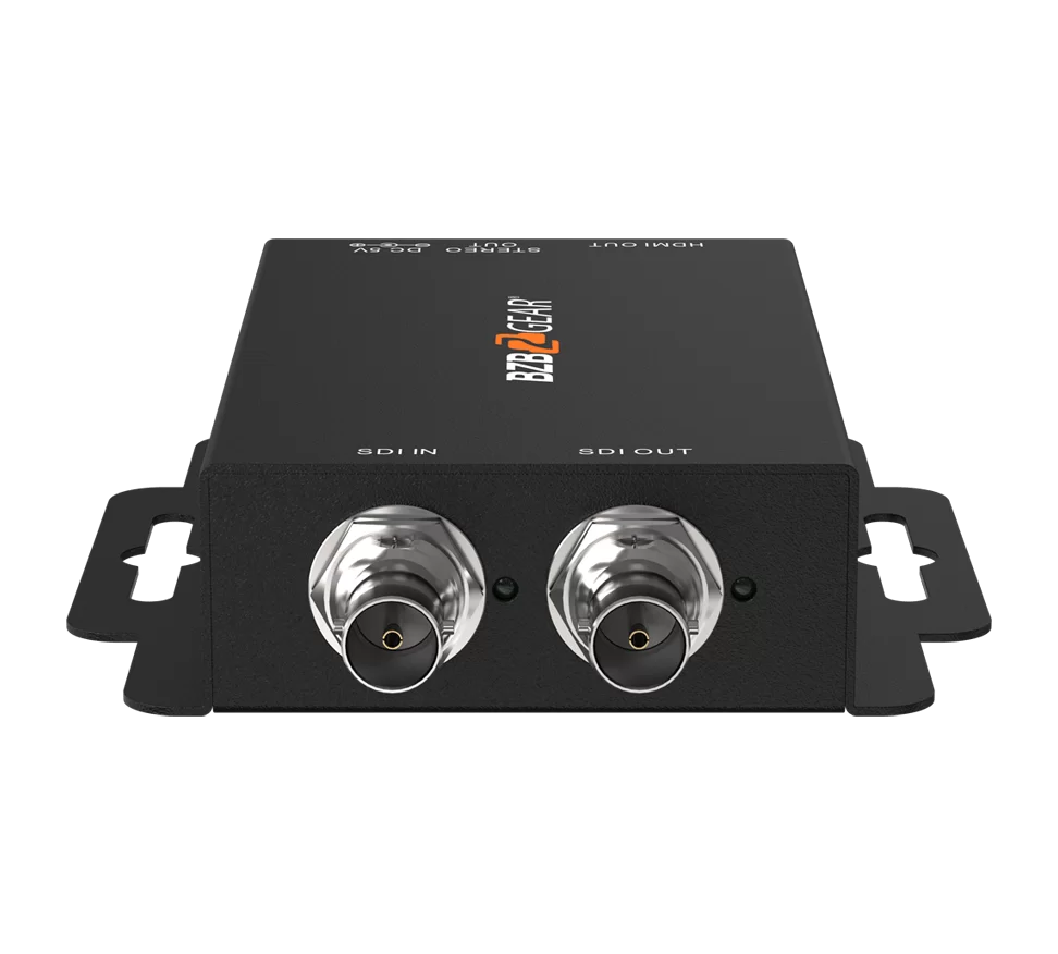 4K UHD 12G-SDI to HDMI 2.0 Converter with Audio Extraction (12G/6G/3G/HD-SDI Support)