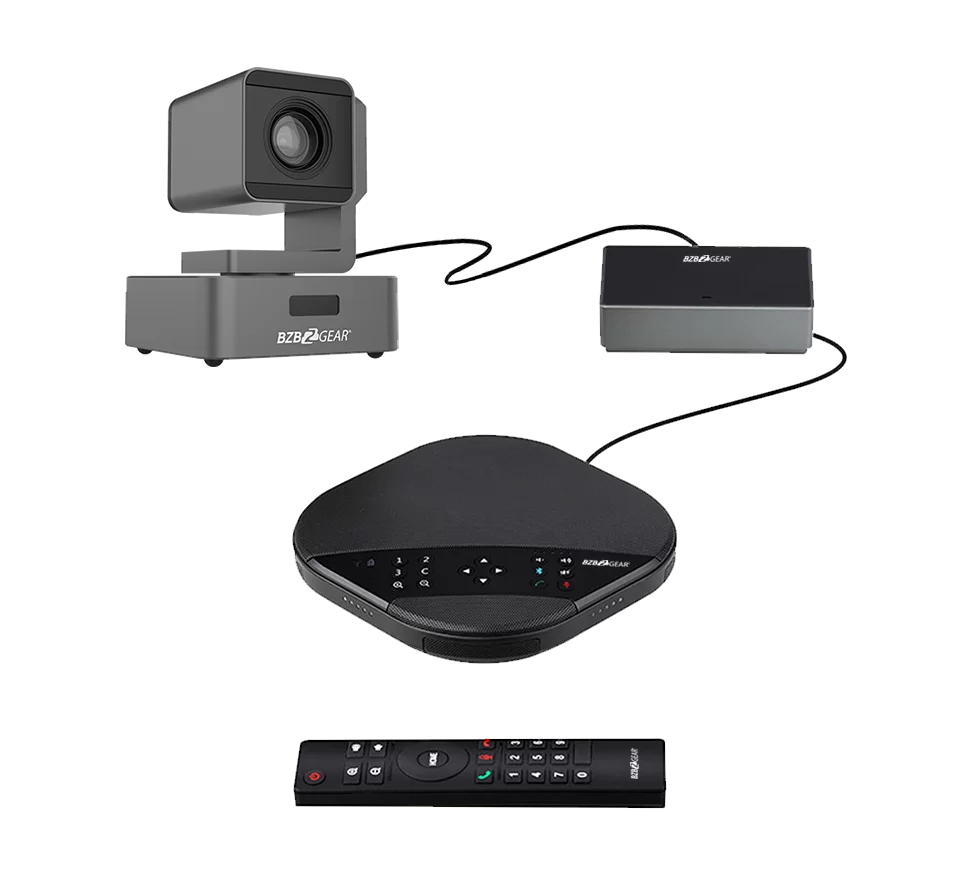 Conferencing Kit with 1080P FHD PTZ Camera and Speakerphone