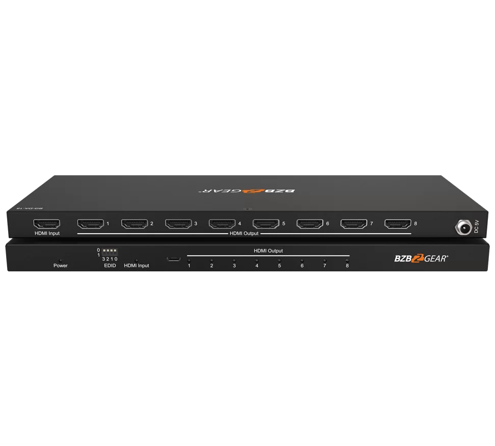 1x8 4K UHD Ultra Slim HDMI Splitter