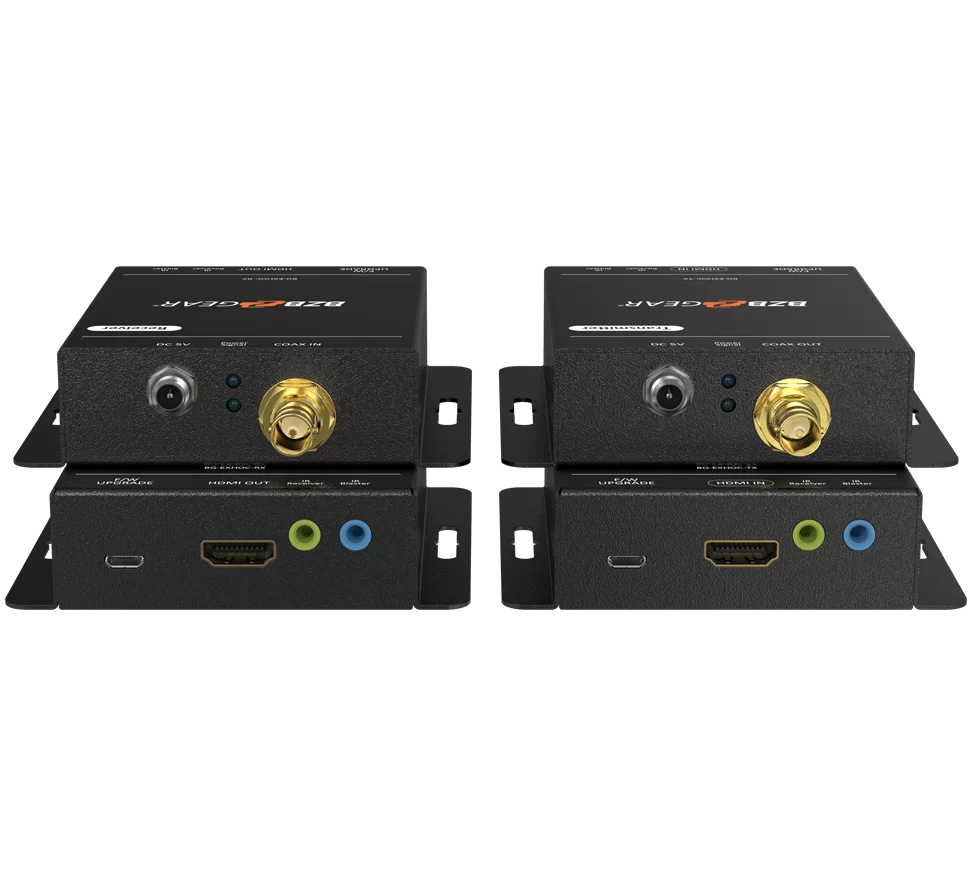 4K UHD HDMI Extender Over Single Coax Cable with Bi-directional IR