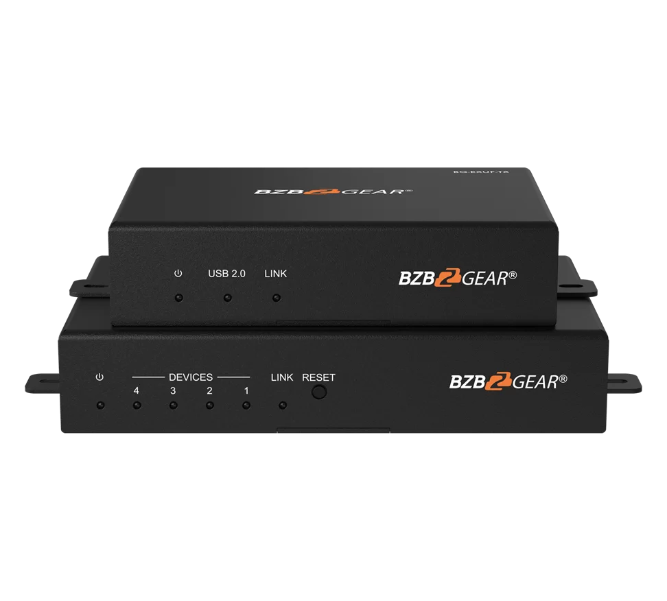 4-Port USB 2.0/3.0/3.1 SuperSpeed Extender Over Fiber Optic Cable