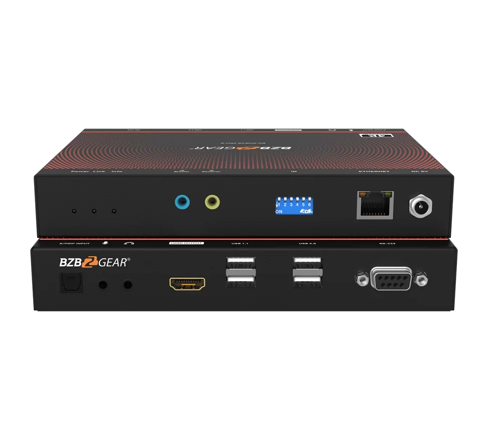 4K UHD HDMI 2.0 Over IP Multicast Receiver with Video Wall/KVM/USB/POE Support