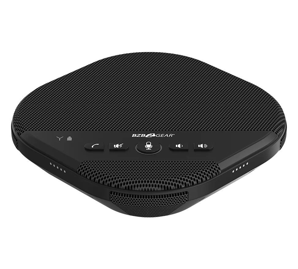 USB/Bluetooth Wireless Desktop Conference Speakerphone with 360 Audio Pickup up to 5M