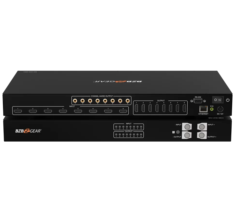 8x8 4K UHD HDMI 18Gbps Matrix with Audio Extraction/ARC/Downscaling Support
