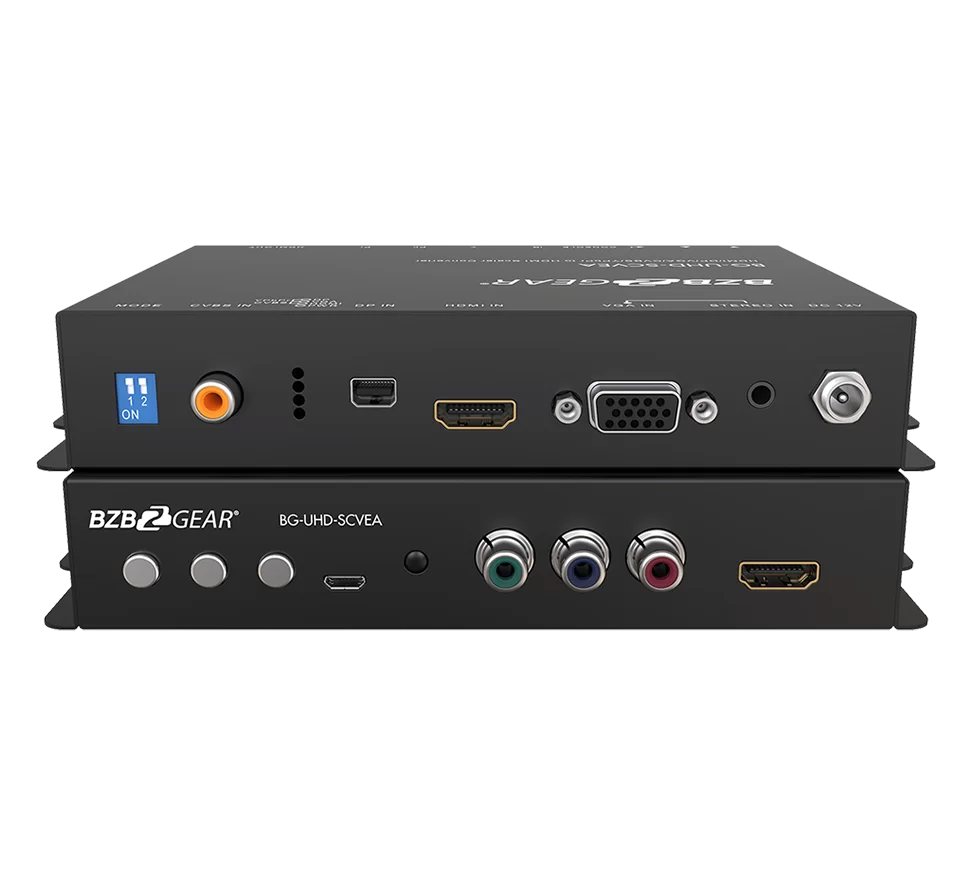 4K UHD Multi-Format HDMI/DP/VGA/CVBS/YPbPr to HDMI Scaler/Converter