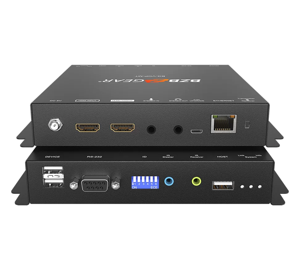 4K UHD HDMI Over IP Multicast Transceiver with Video Wall/KVM/USB/POE Support