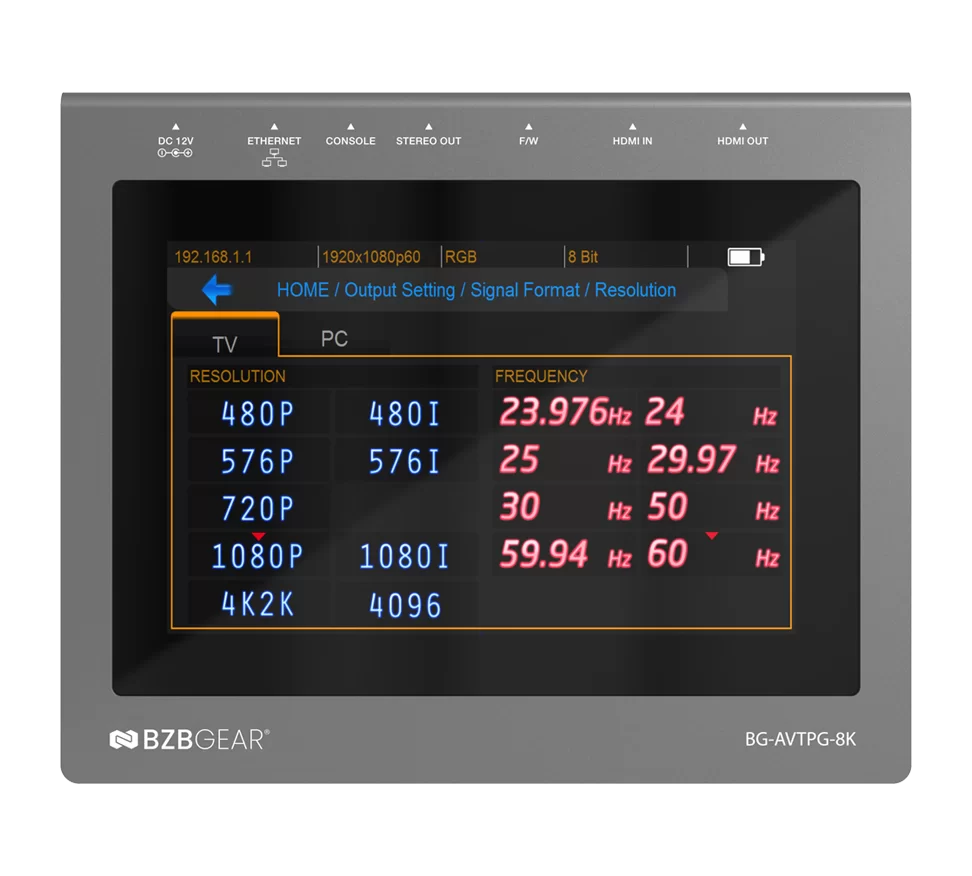 8K UHD HDMI 2.1 48Gbps Advanced Signal Test Generator and Analyzer (1080P/4K/8K Support)