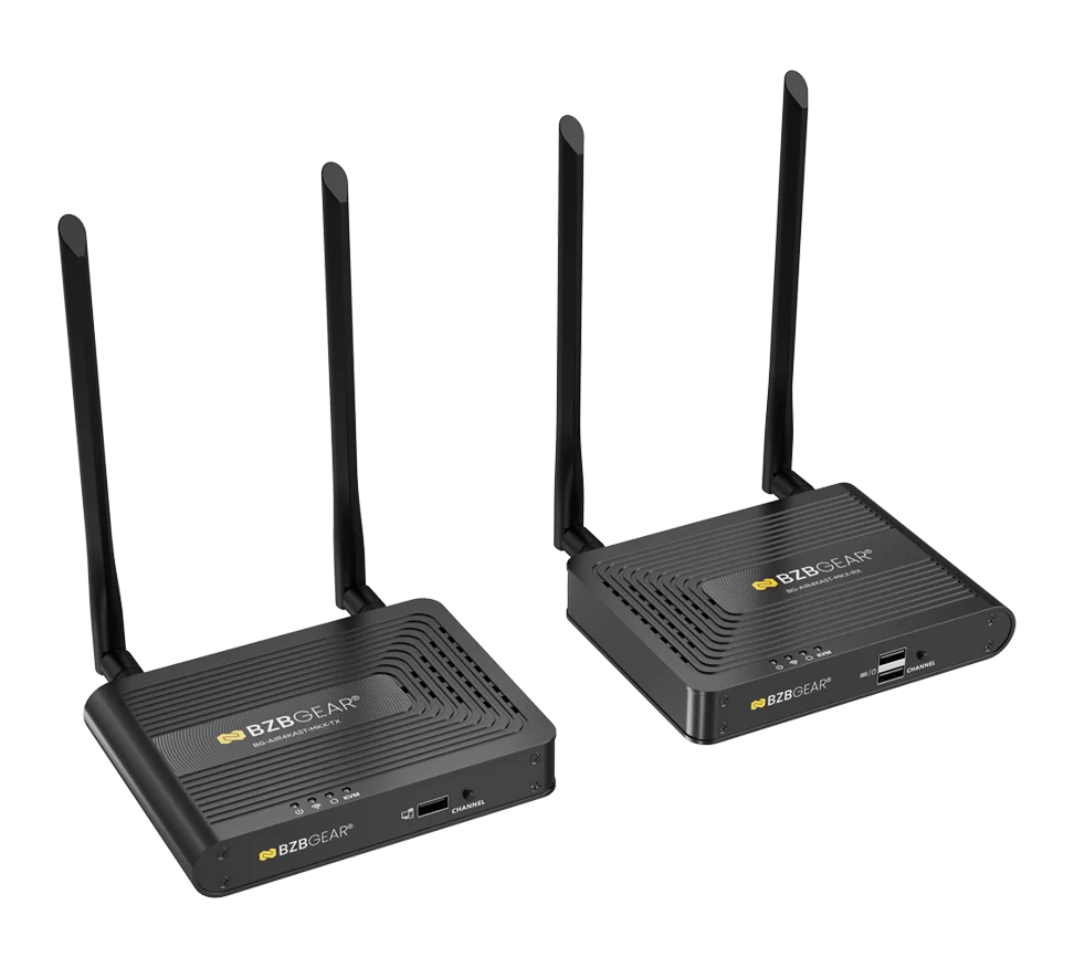 4K60 UHD Wireless HDMI Extender Kit with Multi-Receiver Support (Up to 4 Receivers)