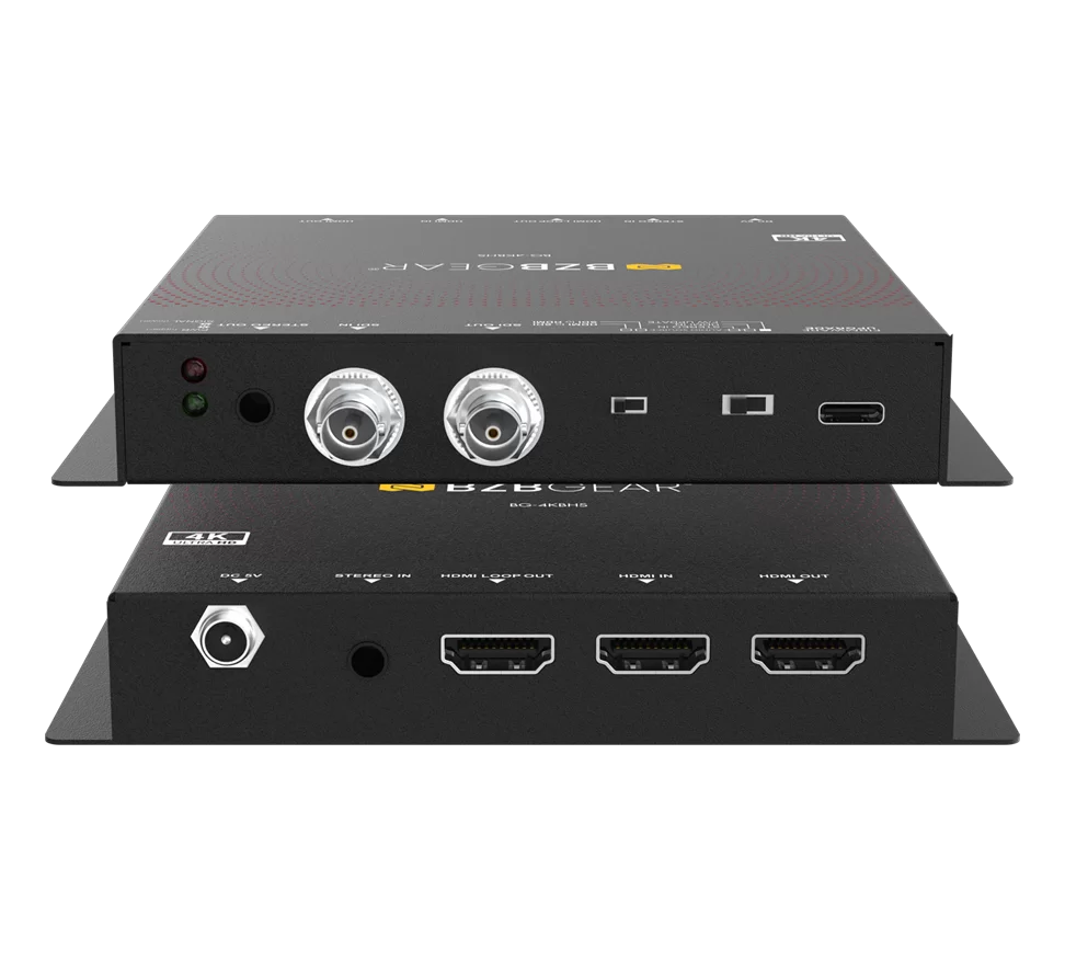 12G/6G/3G/HD-SDI & HDMI 2.0 Bi-Directional Converter with Audio Embedding and Extraction