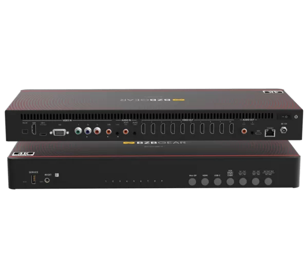 4K UHD Advanced Multi Input Video Wall Processor with Seamless Switching/Scaling/EDID Management for up to 9 Tvs