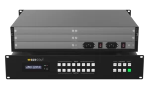8x8 Modular Seamless 4K60 Matrix Switcher with Video Wall and Control System Chassis (No Card) (BG-MC-88M)