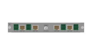 4-Ch FHD 60Hz HDBaseT 150M Input Card with Seamless Switching, Audio Embedding & RS232 (BG-MC-IN-HDBT150-2K)