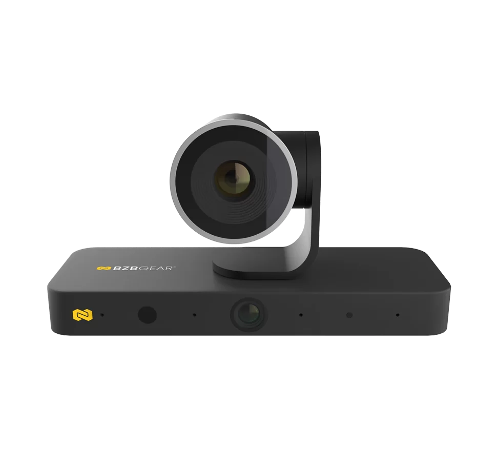 4K AI Enabled Dual-Lens NDI PTZ Conference Camera with Intelligent Speaker Tracking & Panoramic View