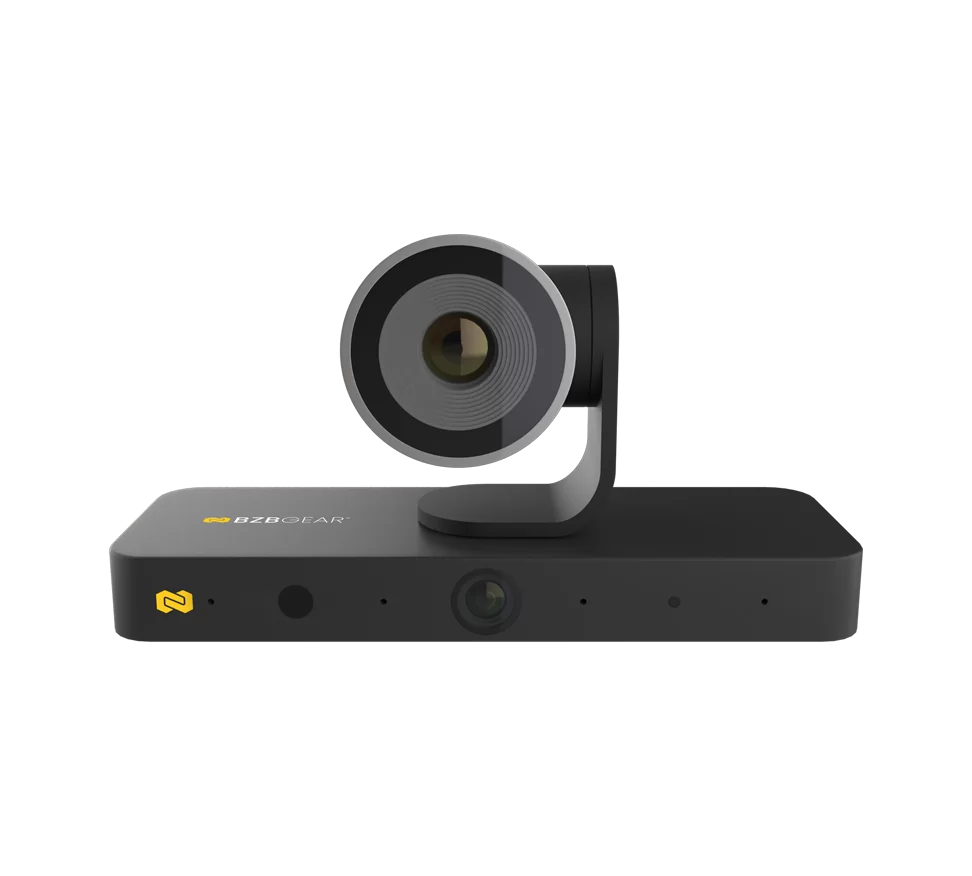4K AI Enabled Dual-Lens NDI PTZ Conference Camera with Intelligent Speaker Tracking & Panoramic View