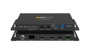 1-Ch UHD 4K Fiber Transmiter (TX) work with Fiber card With IR/RS-232/Audio/EDID & HDMI Loopout (BG-MC-EXT-FIBER10K-TX)