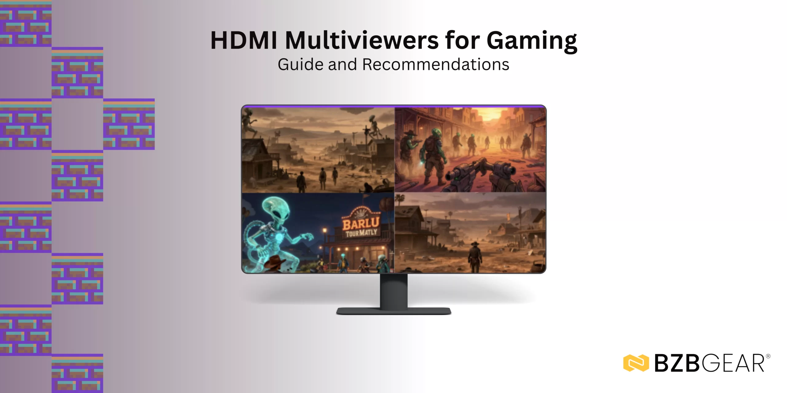 HDMI Multiviewers for Gaming | Bzbgear