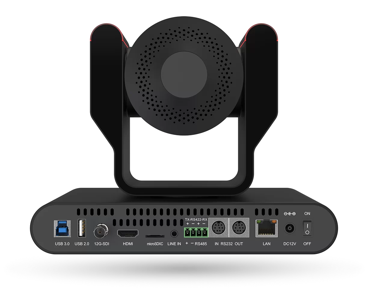 4K UHD Auto Tracking Dante AV-H Camera - 25X, Black