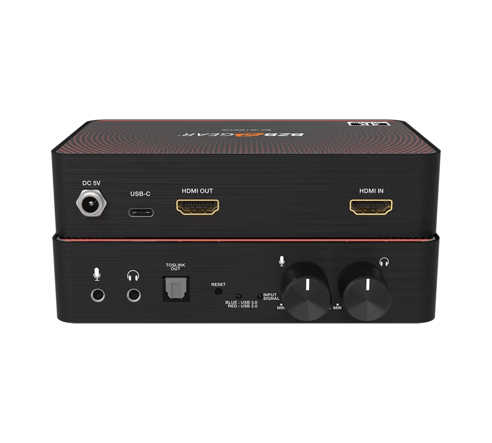 USB-C 4K120 Video Capture Card Box with Scaler/HDMI 2.1 Loop Out/Audio/HDR10 to SDR Conversion Support