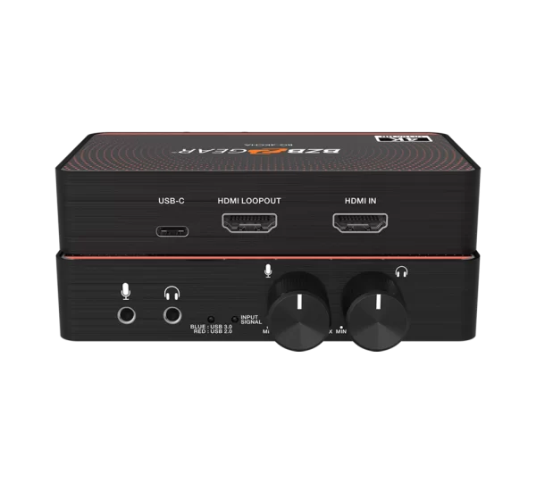 USB-C 4K60 Video Capture Card Box with Scaler/HDMI 2.0 Loop Out/Audio/HDR10 to SDR Conversion Support