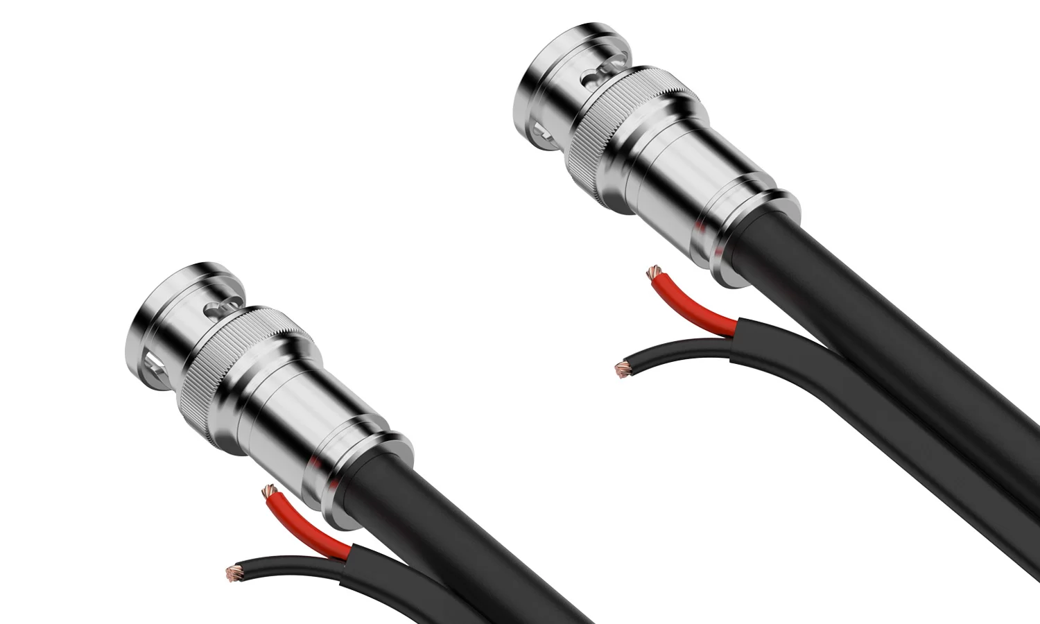 1080P FHD 75-ohm Premade Shielded SDI with DC Siamese Cable