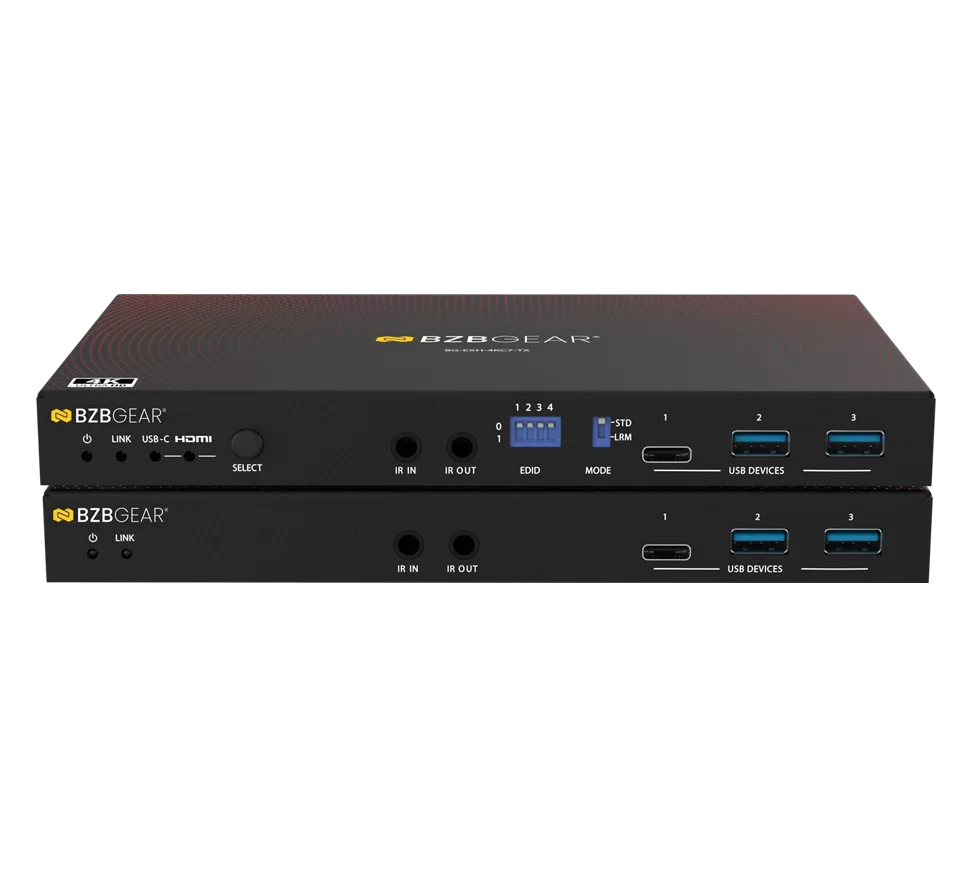 4K UHD HDMI/USB-C KVM HDBaseT 3.0 Extender/Switcher with USB 3.0/Ethernet/IR/RS-232/POE