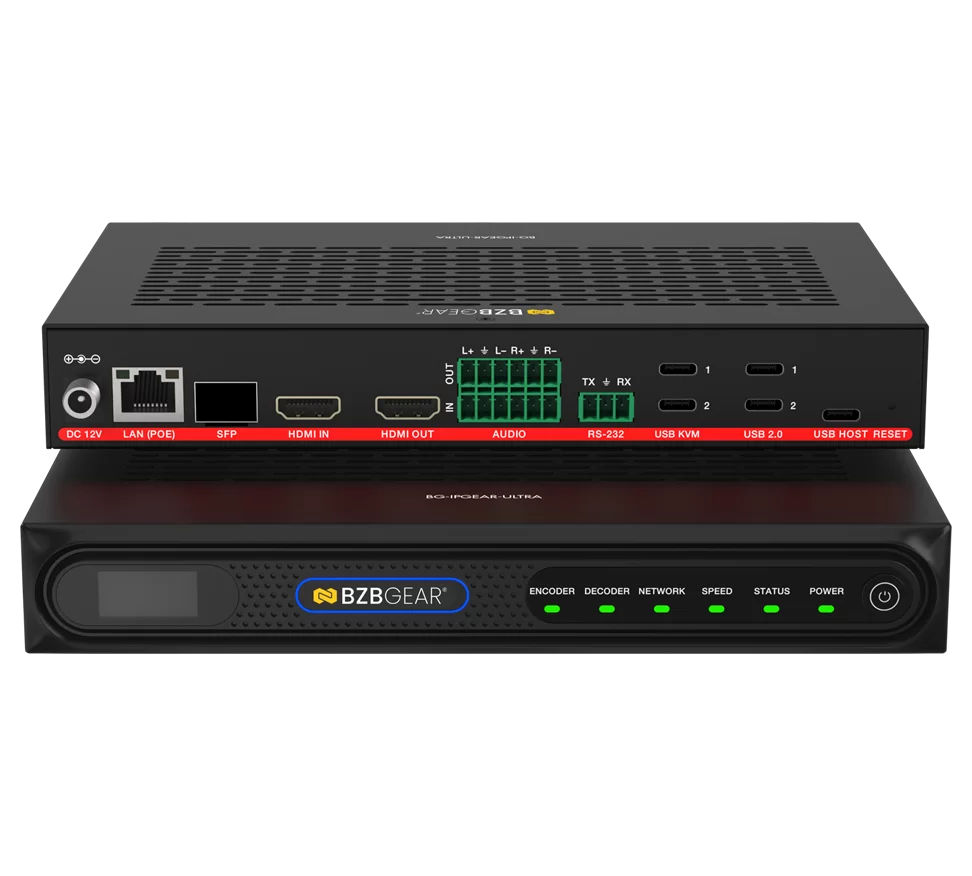 4K UHD HDMI 2.0 Over IP Multicast Transceiver with Seamless Matrix Switching/Video Wall/MultiView/KVM/USB 2.0/POE Support