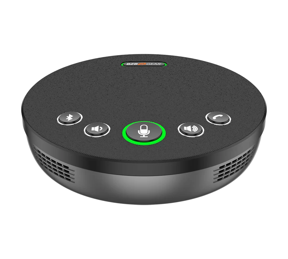 USB/Bluetooth Desktop Conference Speakerphone with 360 Audio Pickup up to 16ft