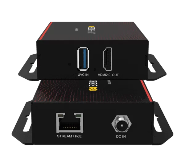 IP/UVC to HDMI 2.0 POE Decoder Supports H.264/H.265/AVC (Dante AV-H Ready)
