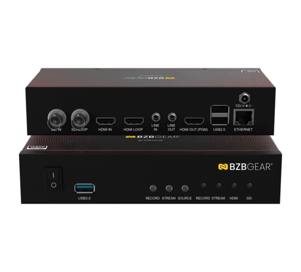 1 Channel SDI/HDMI Encoder/Decoder/Recorder with Audio/USB 3.0 for Storage (Dante AV-H Ready)