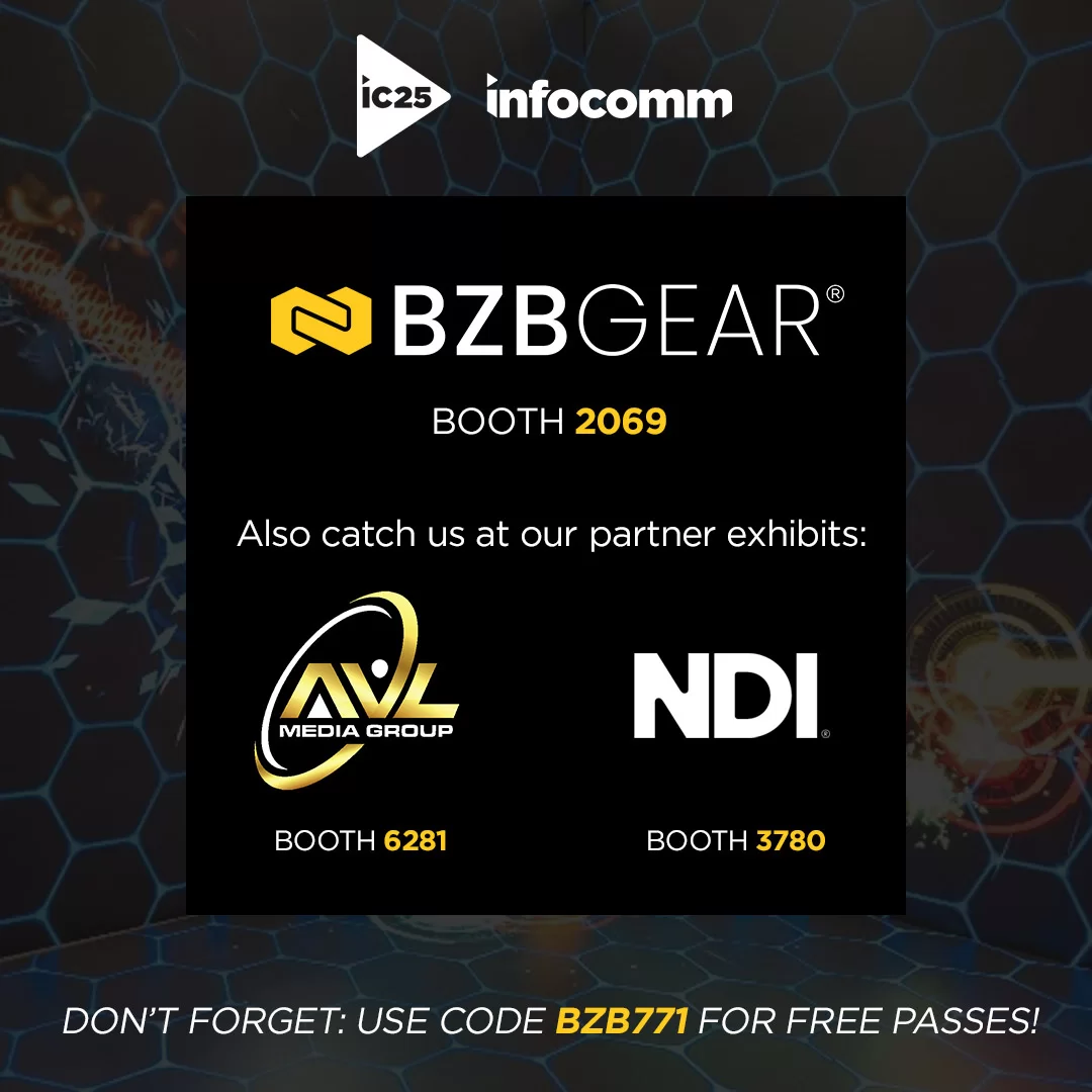 BZBGEAR Unveiling Fresh Rebrand and 8K Tech at InfoComm 2025 | Bzbgear